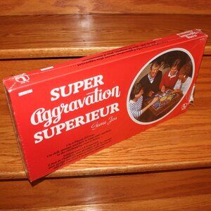 3/$188❤️damaged box sealed 1984 SUPER AGGRAVATION SUPERIEUR board game Irwin